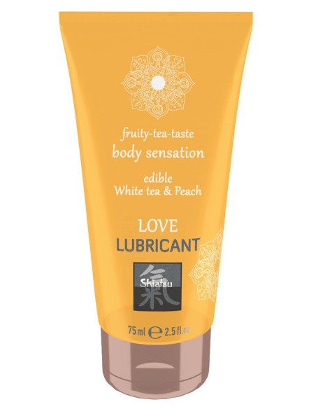 Lubrifiant comestible Thé et Peche 75mL