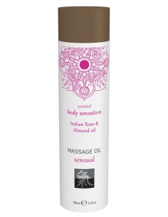 Huile de massage Erotic Rose et Amande 100mL