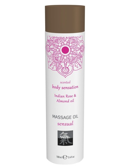 Huile de massage Erotic Rose et Amande 100mL