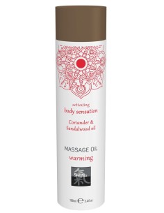 Huile de massage Warming Coriandre et Bois de Santal 100mL