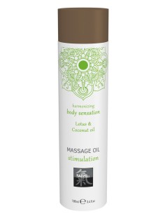 Huile de massage Stimulation Lotus et Coco 100mL