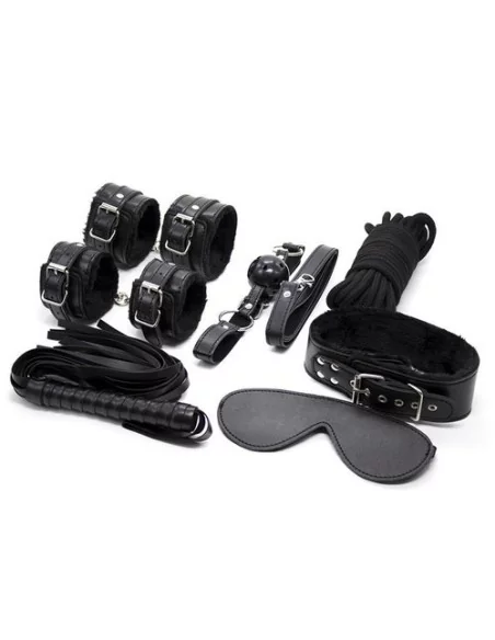Coffret BDSM 7 Pièces Wicked Noir