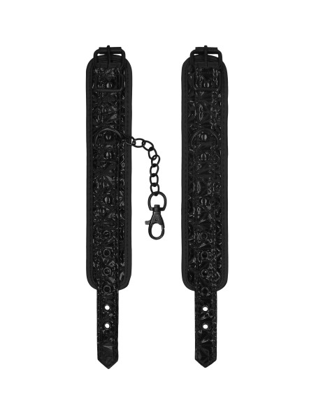 Menottes de poignets Luxury Noire Menottes de poignets Luxury Noire