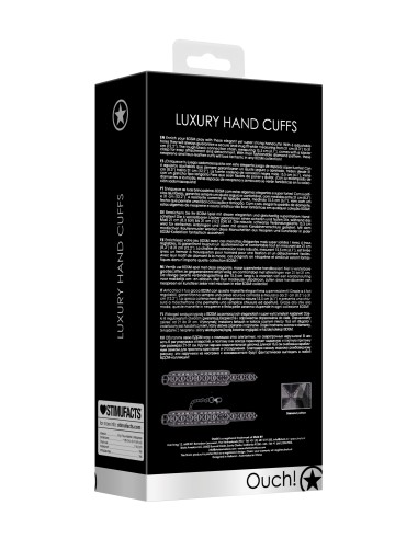 Menottes de poignets Luxury Noire