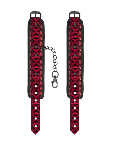 Menottes de poignets Luxury Rouge