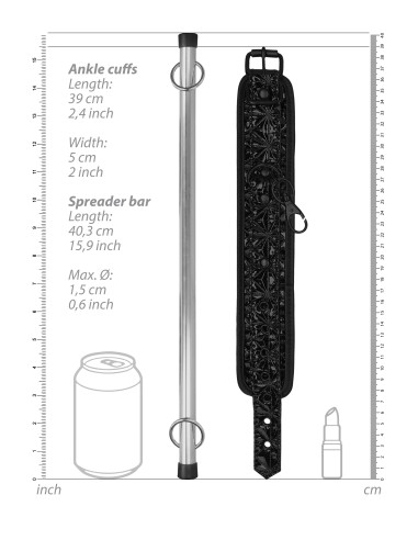Barre d'attache pour les chevilles Luxury 40cm