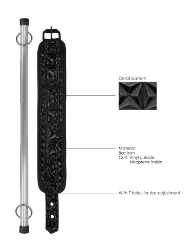 Barre d'attache pour les chevilles Luxury 40cm