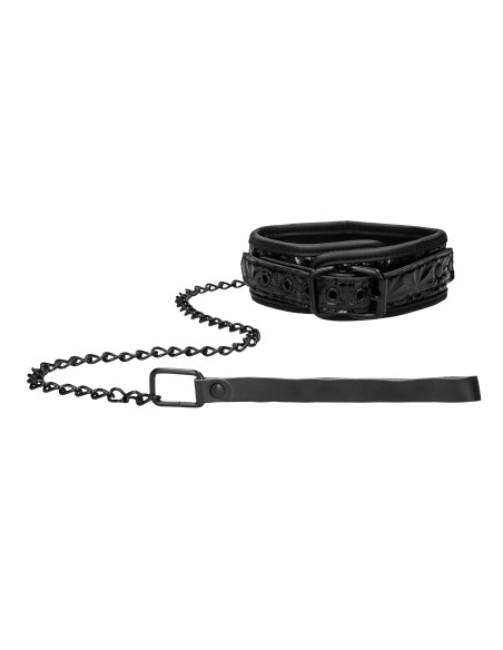 Collier et Laisse Luxury Noir Collier et Laisse Luxury Noir