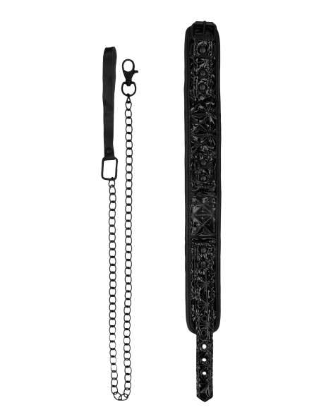 Collier et Laisse Luxury Noir Collier et Laisse Luxury Noir