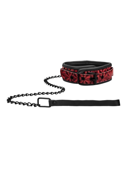 Collier et Laisse Luxury Rouge Collier et Laisse Luxury Rouge