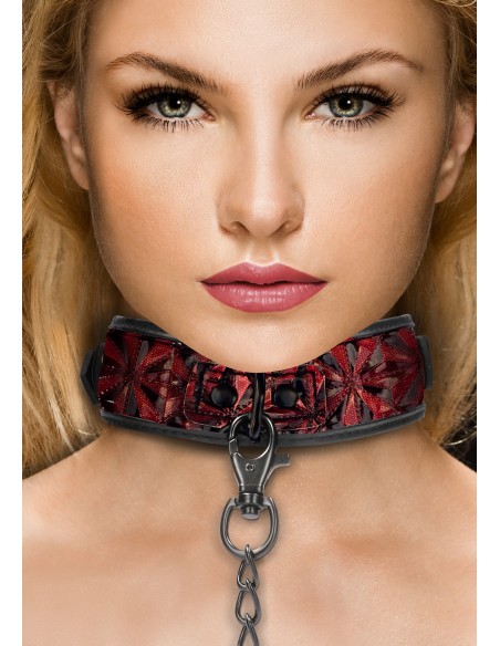 Collier et Laisse Luxury Rouge Collier et Laisse Luxury Rouge