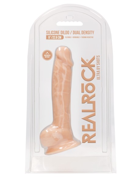Gode réaliste Realrock ventouse 18 x 4.5 cm