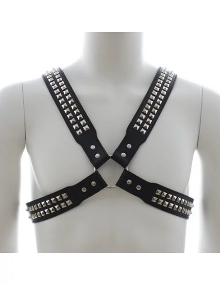 Harnais homme Studs Steel Chest
