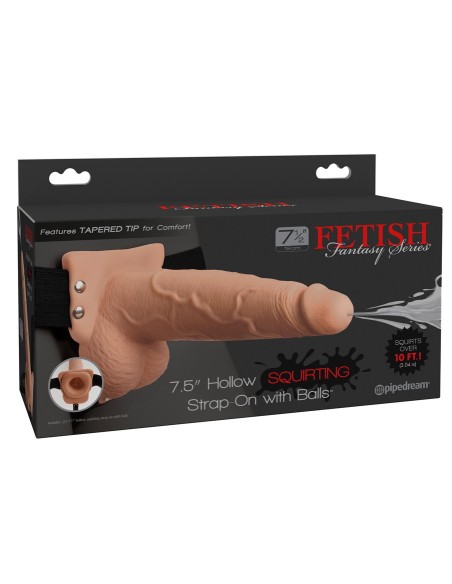 Gode ceinture Strap-On Squirting 17 x 5 cm