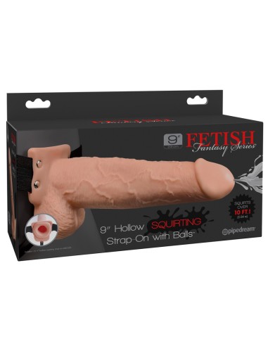 Gode ceinture Strap-On Squirting 20 x 5.5 cm