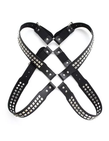 Harnais homme Studs Steel Chest