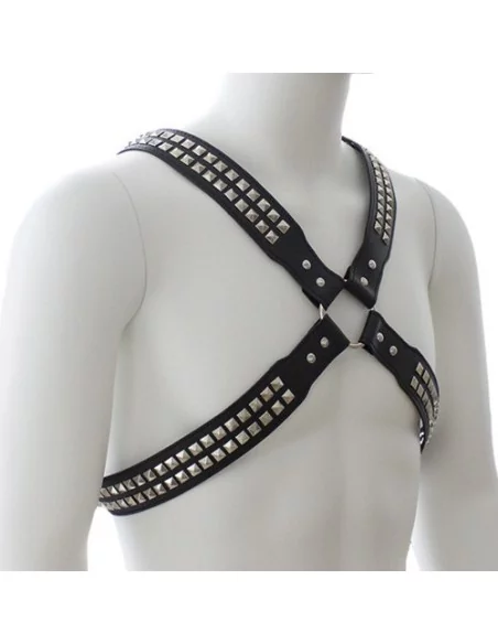 Harnais homme Studs Steel Chest