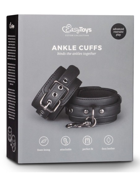 Menottes de chevilles Fetish Noires Menottes de chevilles Fetish Noires