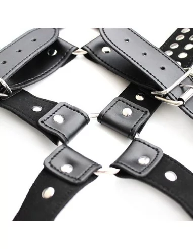 Harnais homme Studs Steel Chest