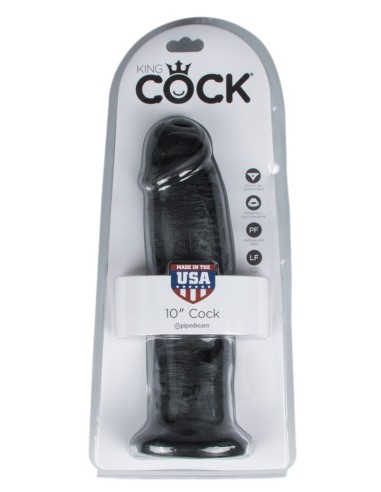Gode king Cock 24 x 6.4cm Noir