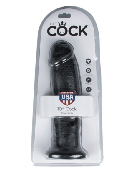 Gode king Cock 24 x 6.4cm Noir