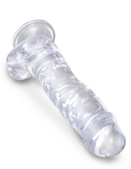 Gode transparent King Cock 18 x 4.7cm Gode transparent King Cock 18 x 4.7cm