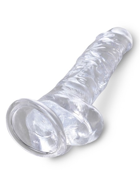 Gode transparent King Cock 18 x 4.7cm Gode transparent King Cock 18 x 4.7cm