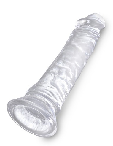 Gode transparent King Cock 20 x 4.5cm