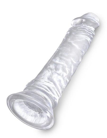 Gode transparent King Cock 20 x 4.5cm Gode transparent King Cock 20 x 4.5cm