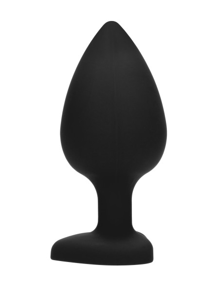 Plug Bijou Anal silicone Heart Noir 8 x 4 cm Plug Bijou Anal silicone Heart Noir 8 x 4 cm