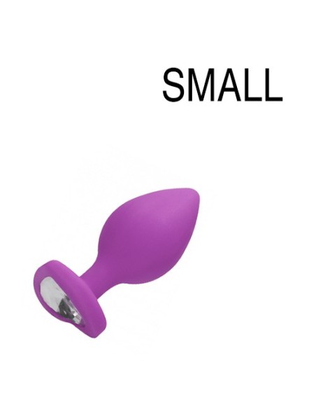 Plug Bijou Anal silicone Heart Violet 6 x 2.8 cm Plug Bijou Anal silicone Heart Violet 6 x 2.8 cm
