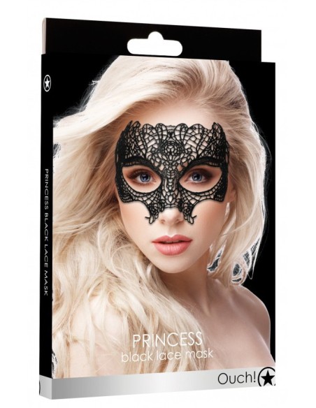 Masque en dentelle Princess Noir Masque en dentelle Princess Noir