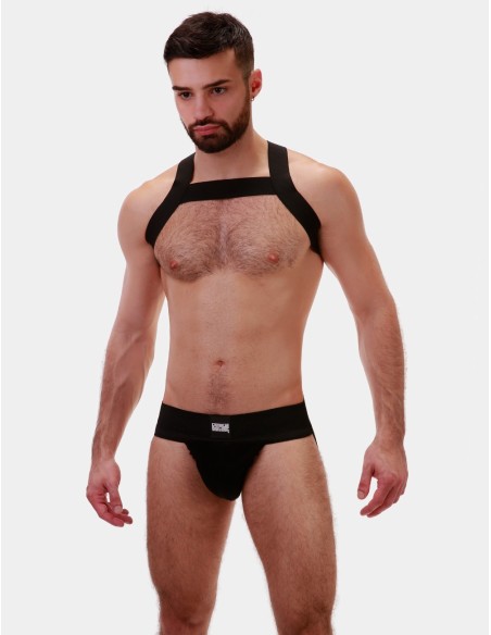 Harnais élastique Matt Noir