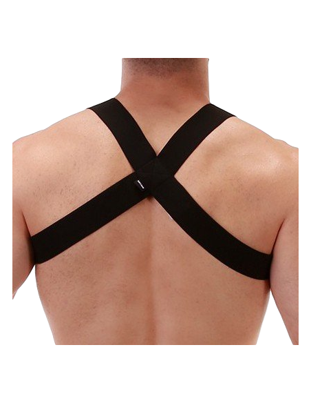 Harnais élastique Matt Noir