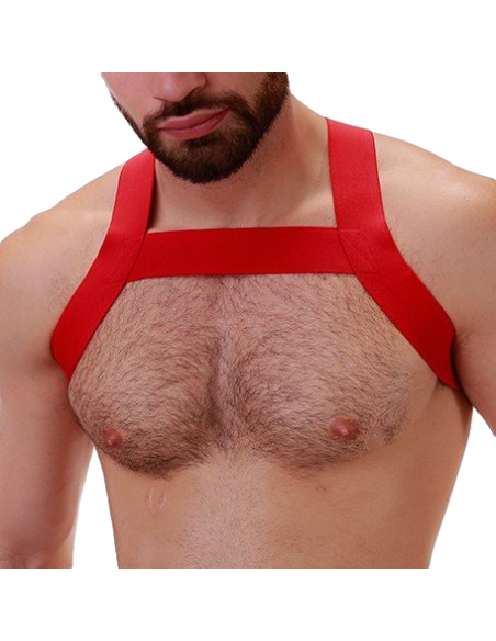 Harnais Élastique MATT Rouge