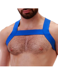 Harnais en élastique Matt Bleu