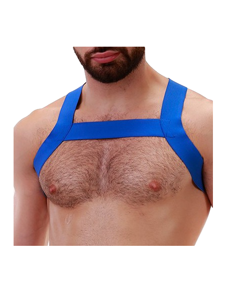 Harnais en élastique Matt Bleu