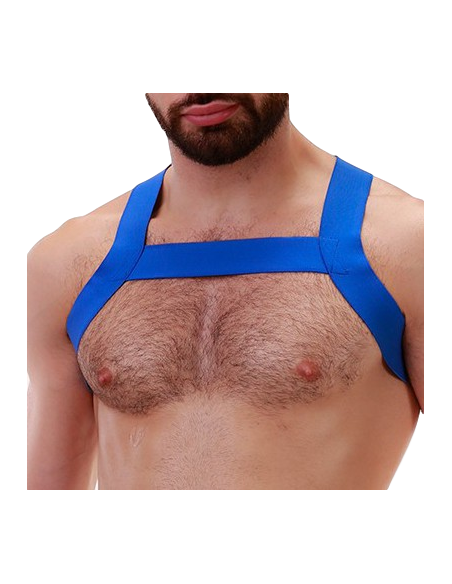 Harnais en élastique Matt Bleu