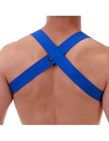 Harnais en élastique Matt Bleu