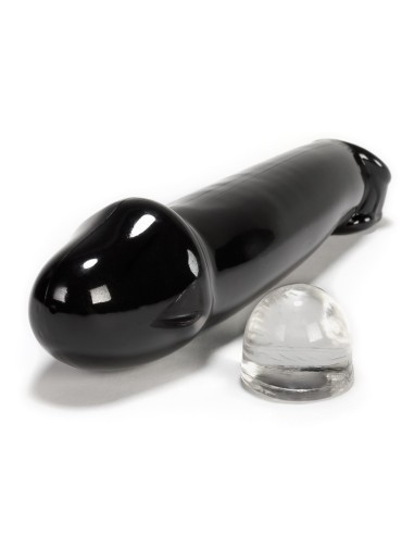 Gaine pour pénis Muscle Oxballs 24 x 5 cm Noir
