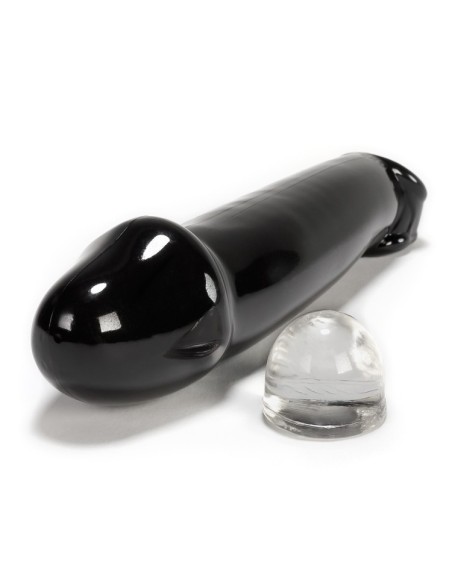 Gaine pour pénis Muscle Oxballs 24 x 5 cm Noir