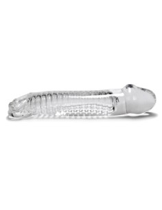 Gaine pour pénis Muscle Oxballs 24 x 5 cm transparente