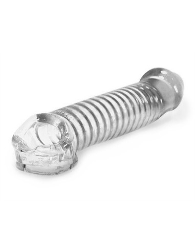Gaine pour pénis Muscle Oxballs 24 x 5 cm transparente