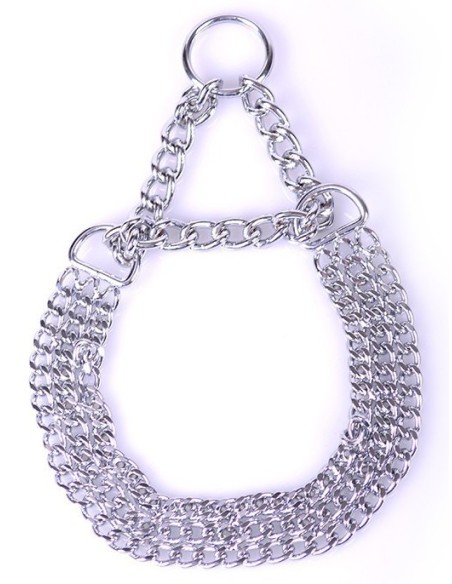 Collier 3 Chaînes en Métal Collier 3 Chaînes en Métal