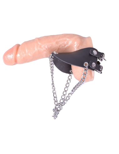 Parachute à bourses en cuir