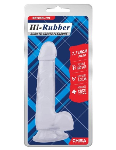 Gode Transparent Hi-Rubber 14 x 3.6 cm