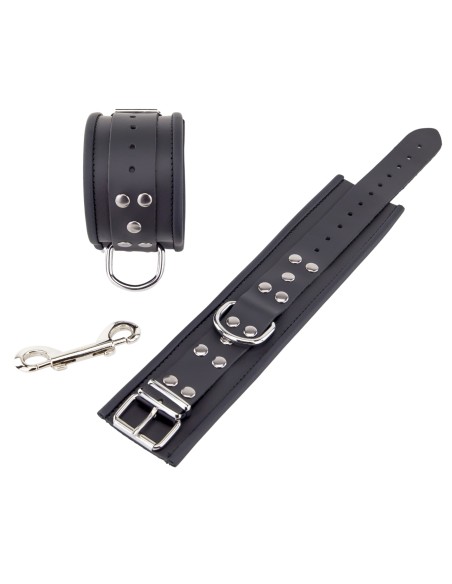 Menottes en cuir pour chevilles Noir Menottes en cuir pour chevilles Noir