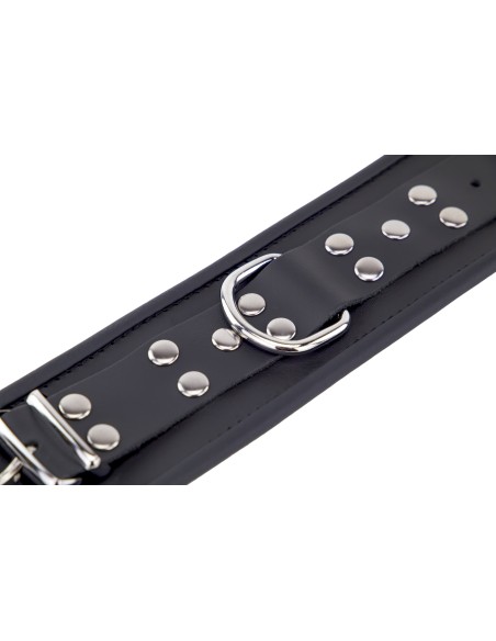 Menottes en cuir pour chevilles Noir Menottes en cuir pour chevilles Noir