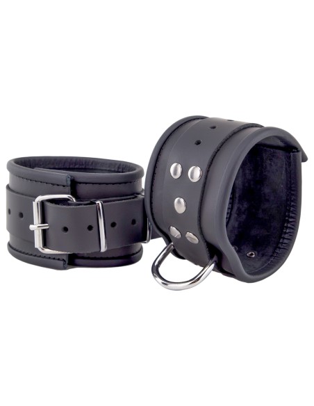 Menottes en cuir pour chevilles Noir Menottes en cuir pour chevilles Noir