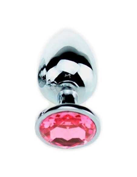 Plug Bijou Strass Rose - MEDIUM 7 x 3.4cm Plug Bijou Strass Rose - MEDIUM 7 x 3.4cm
